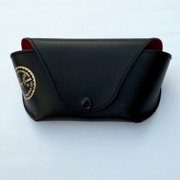 Vintage‎ Ray-Ban Glasses Eyeglasses Sunglasses Case w/ Classic Red Interior - Picture 1 of 6